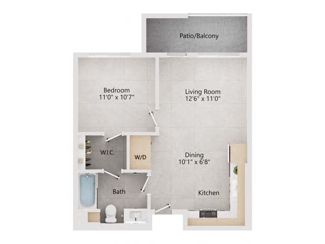 A2 floor plan