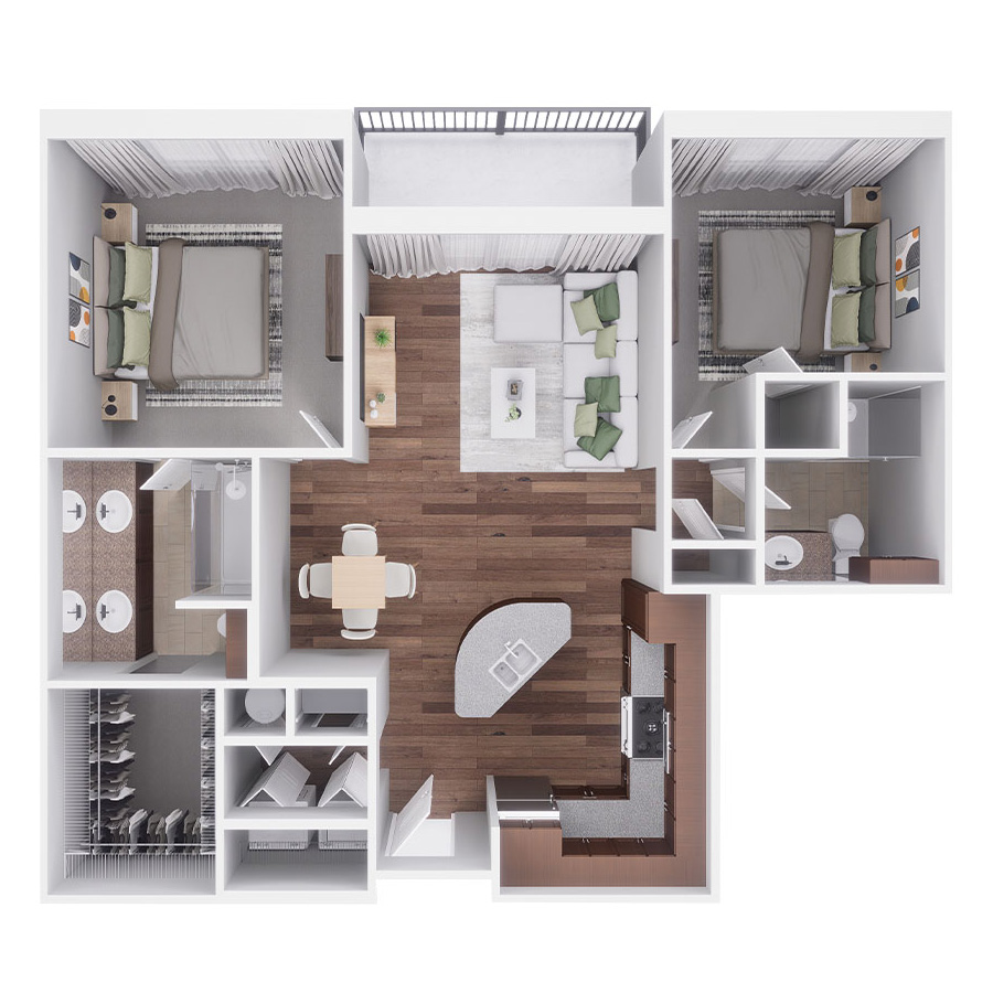 F floor plan