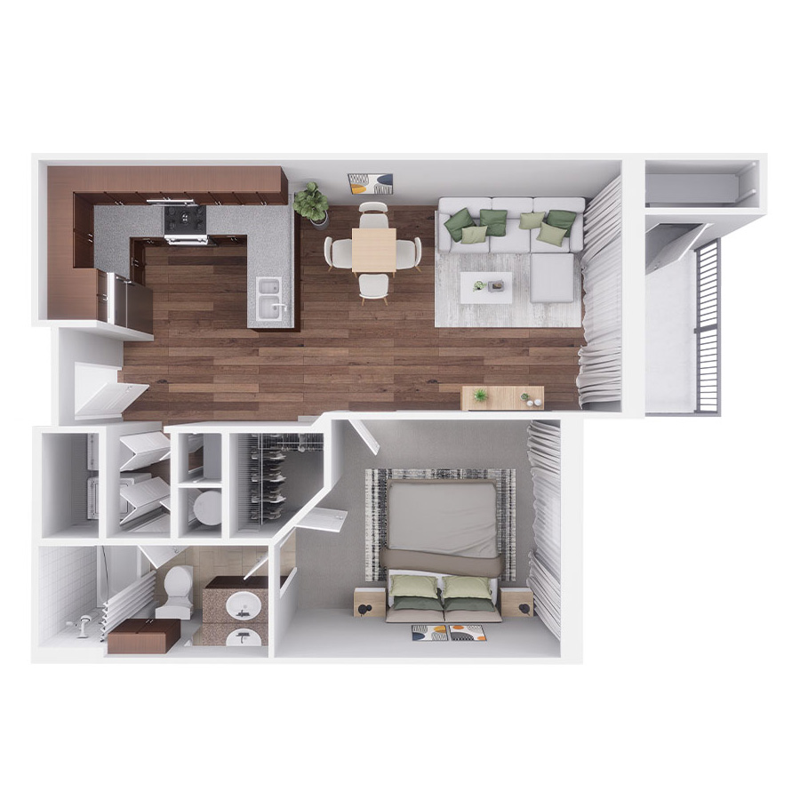 C floor plan