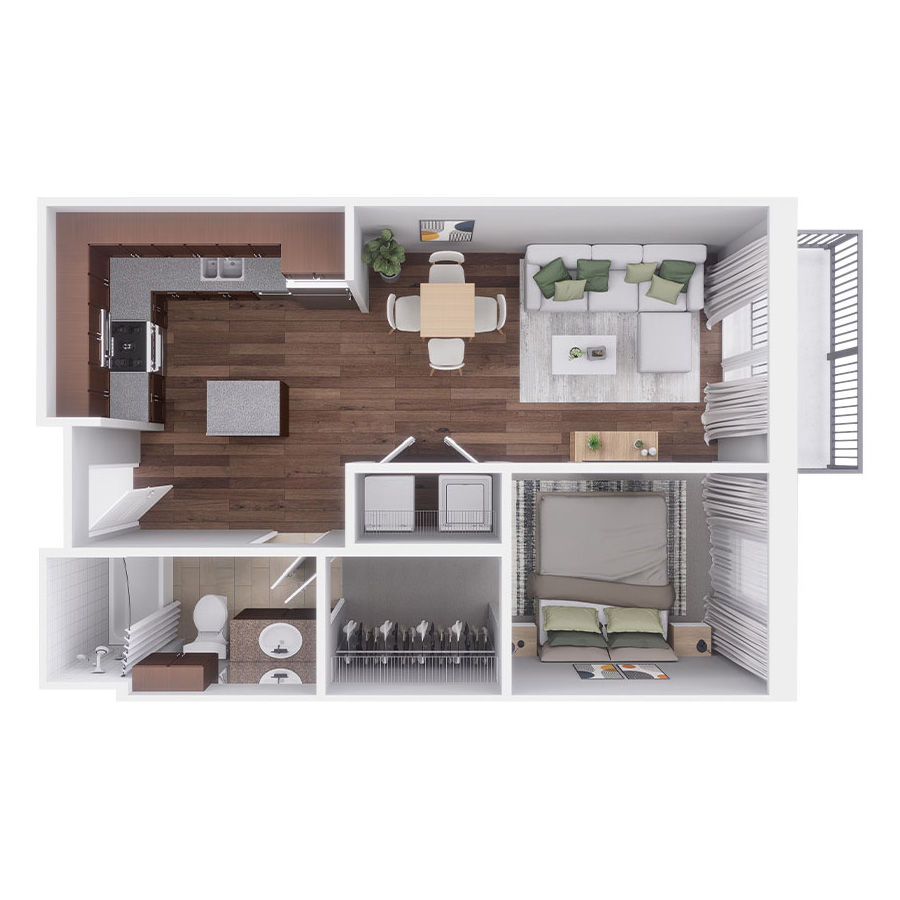 B floor plan