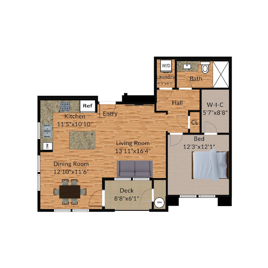 1DX - Oak Oasis floor plan
