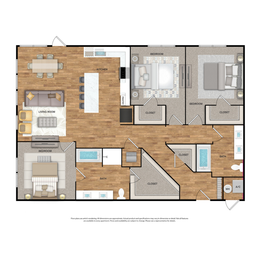 C1 - Elm Escape floor plan