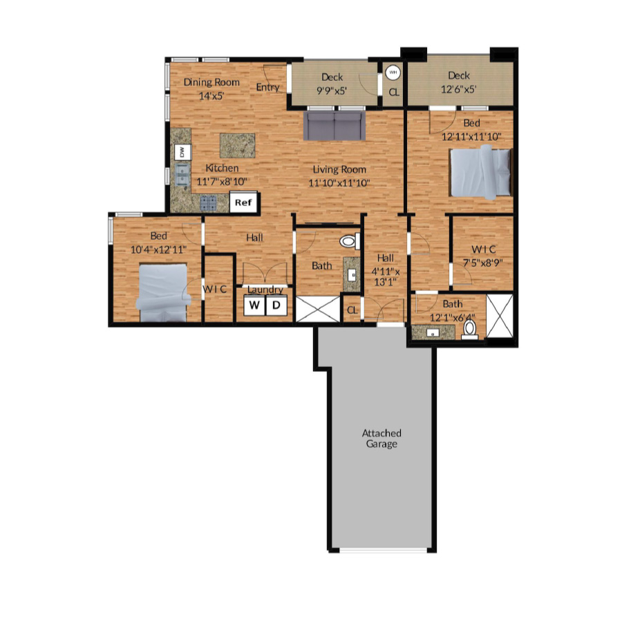 2B - Oak Oasis floor plan