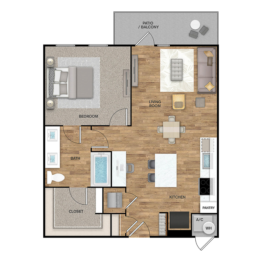 A4 - Redbud Retreat floor plan