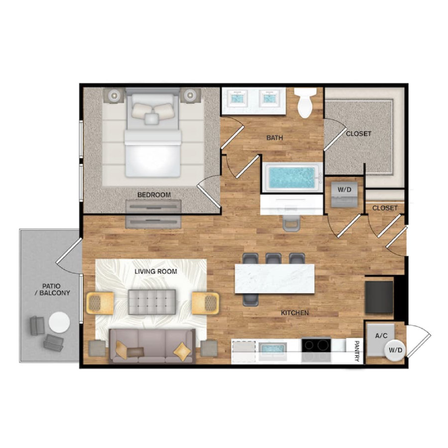 A6 - Redbud Retreat floor plan