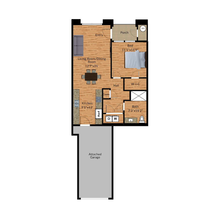 1AX - Oak Oasis floor plan