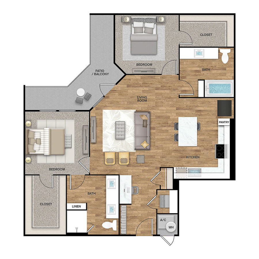 B5.1 - Redbud Retreat floor plan