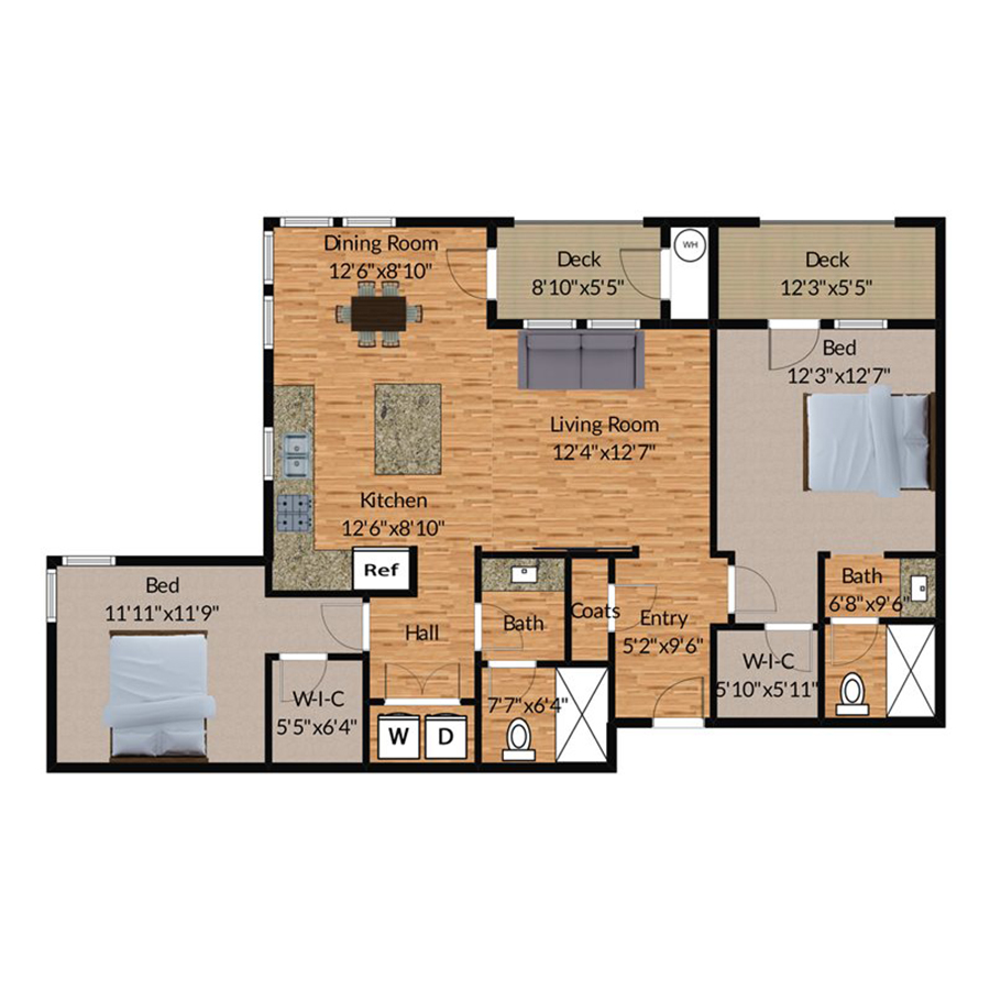 2C - Oak Oasis floor plan