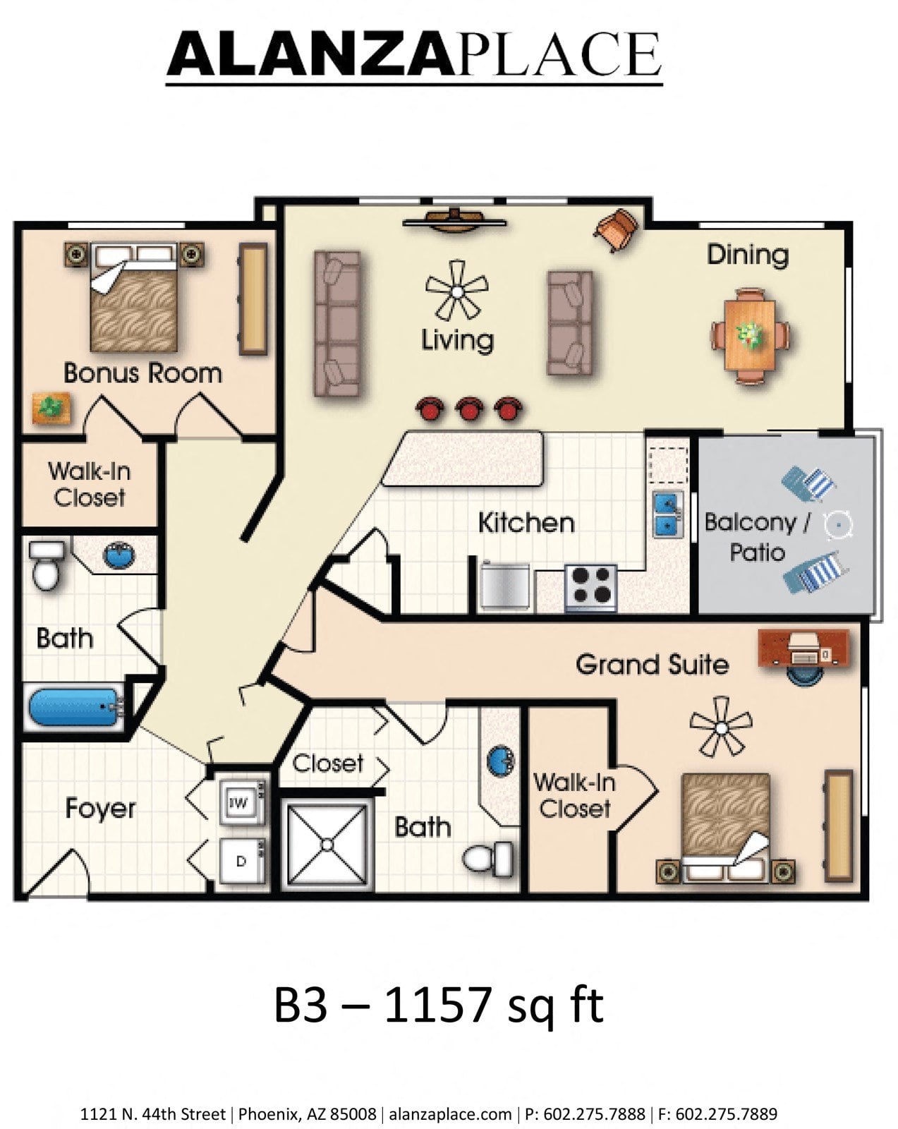Chambord floor plan