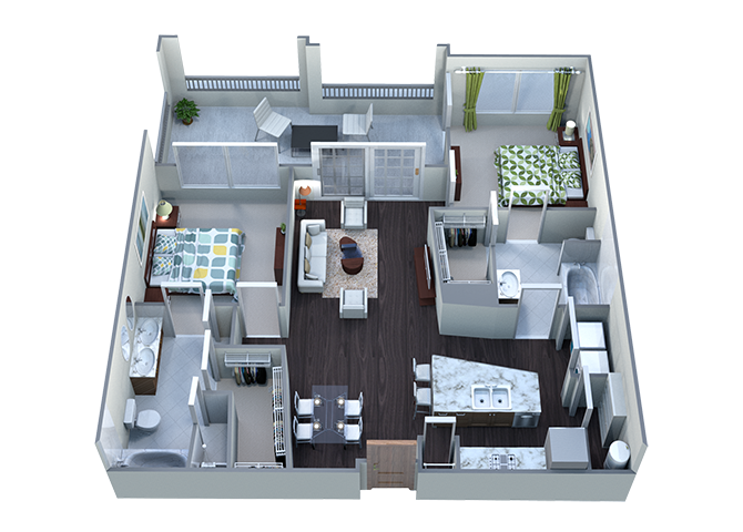 Zazen floor plan