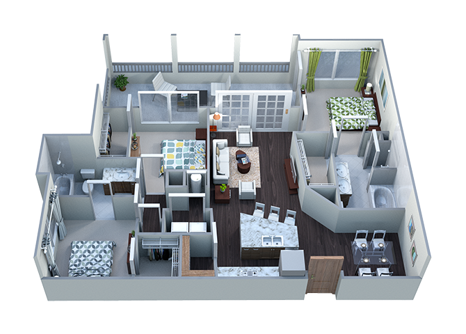Kaizen floor plan