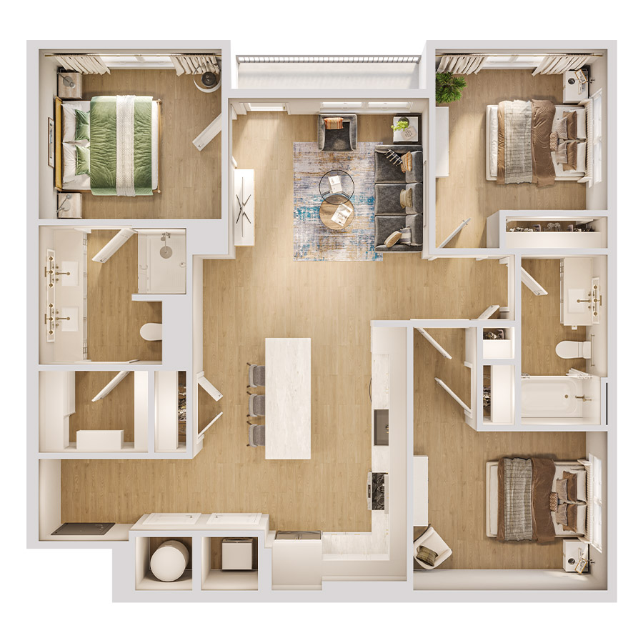 3B floor plan