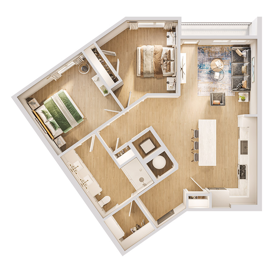 2E floor plan