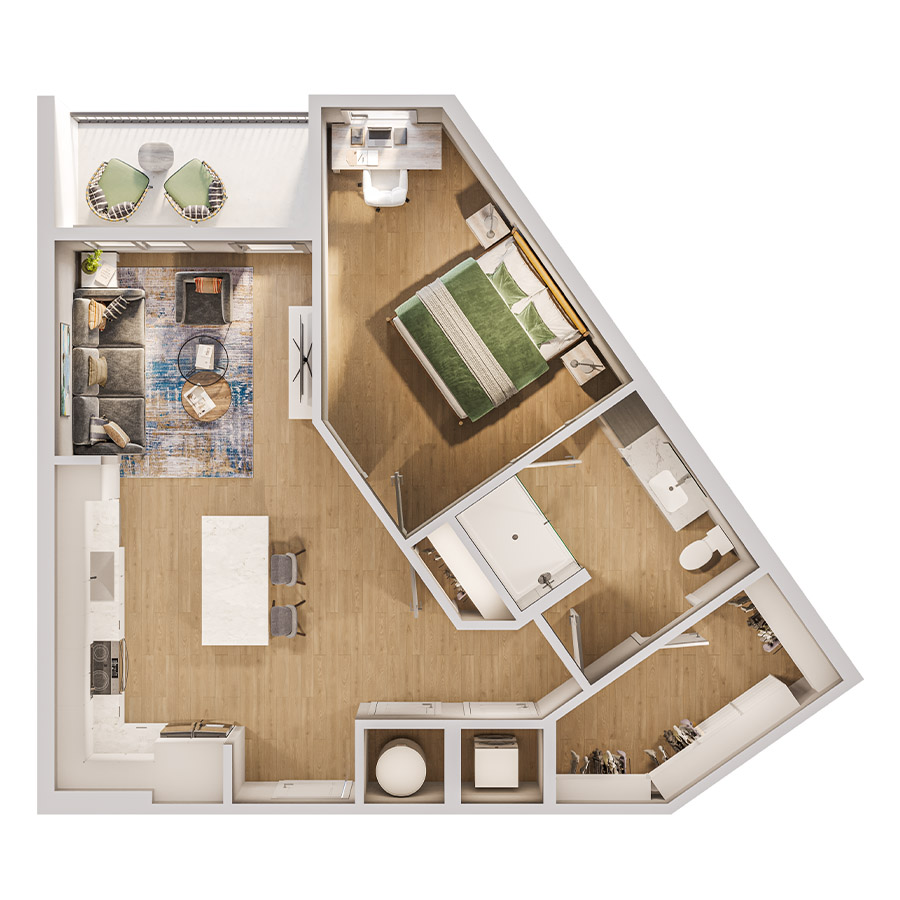 1C floor plan