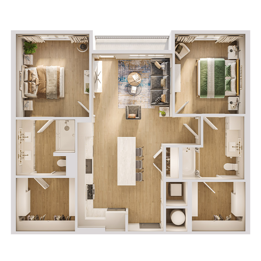 2B floor plan