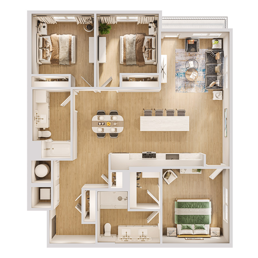 3C floor plan