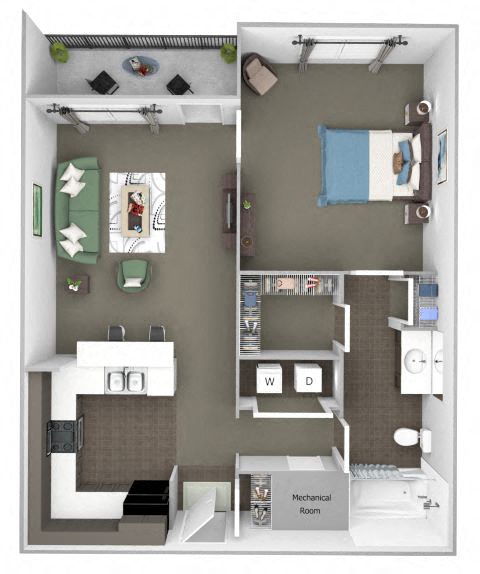 1 Bedroom Apartment – 4498 Chamblee Dunwoody Rd #7109, Dunwoody, GA