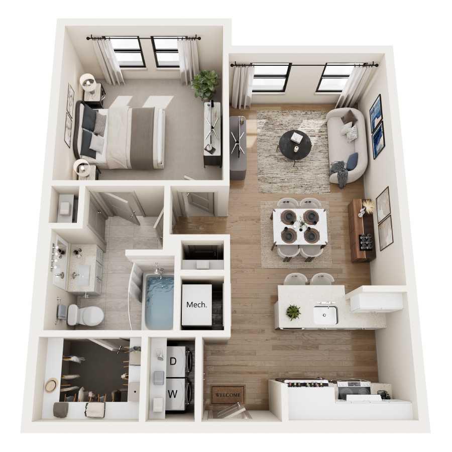 A1 AM floor plan