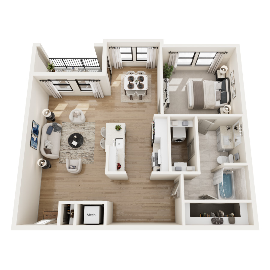 A2 floor plan