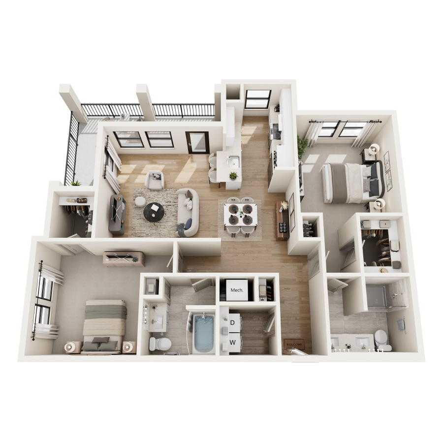 B2 floor plan