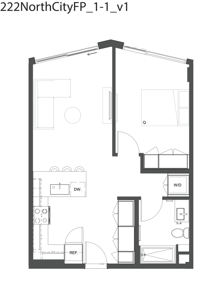 A-1 floor plan