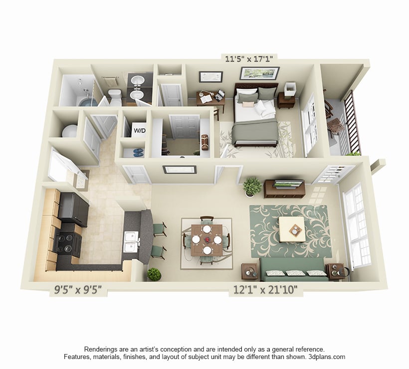 Vallejo- Renovated floor plan