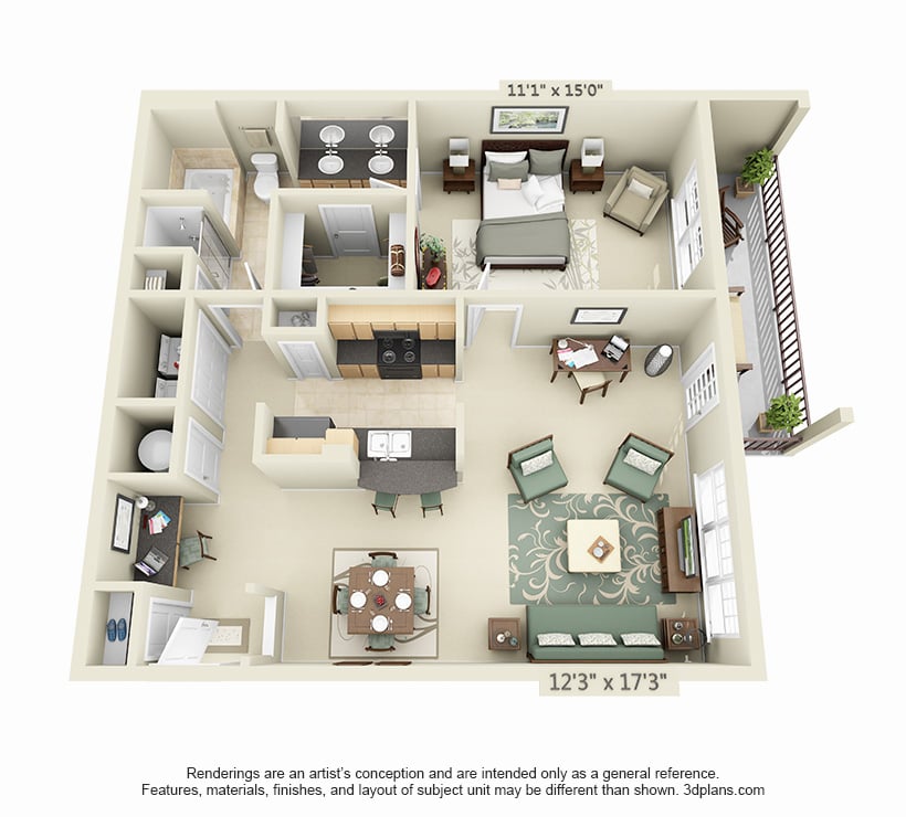 Sonora- Renovated floor plan