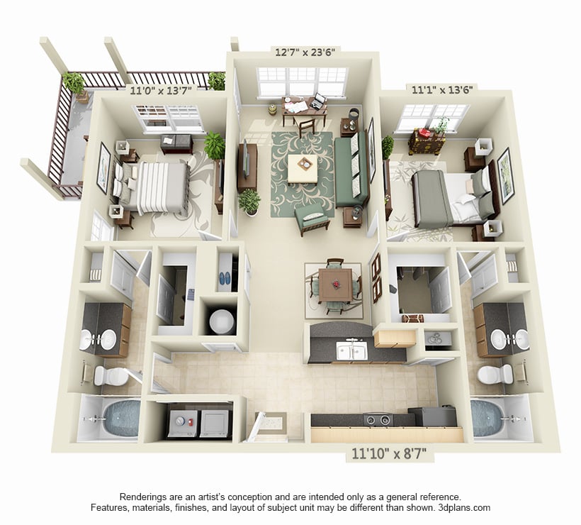 Santa Cruz floor plan