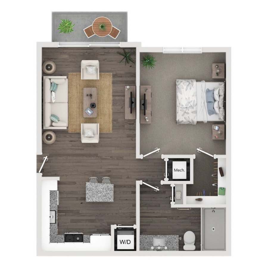 A1 floor plan