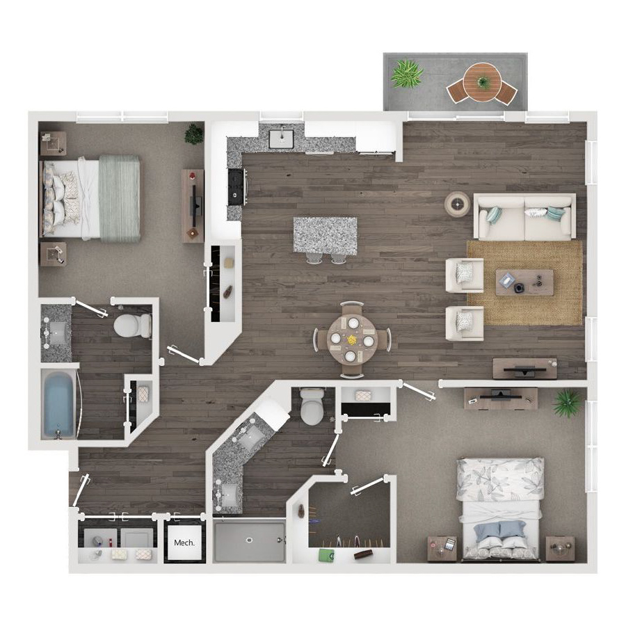B2 floor plan