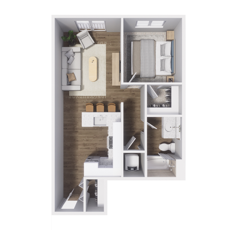 A2 floor plan