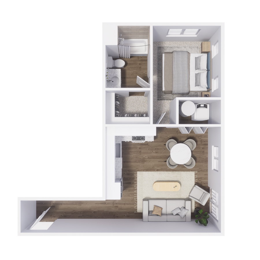 A1 floor plan