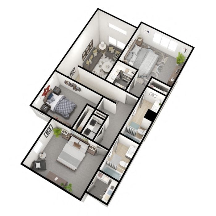 Timberline 4-Bed w/Finished Basement floor plan