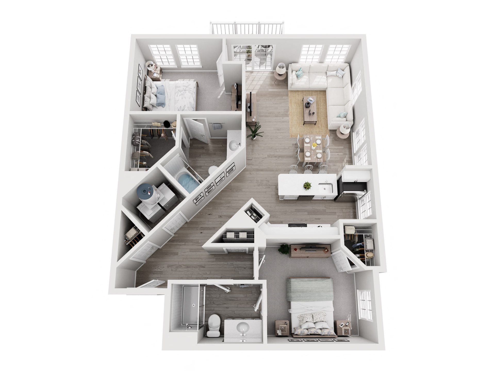 The Sassafras- Renovated floor plan