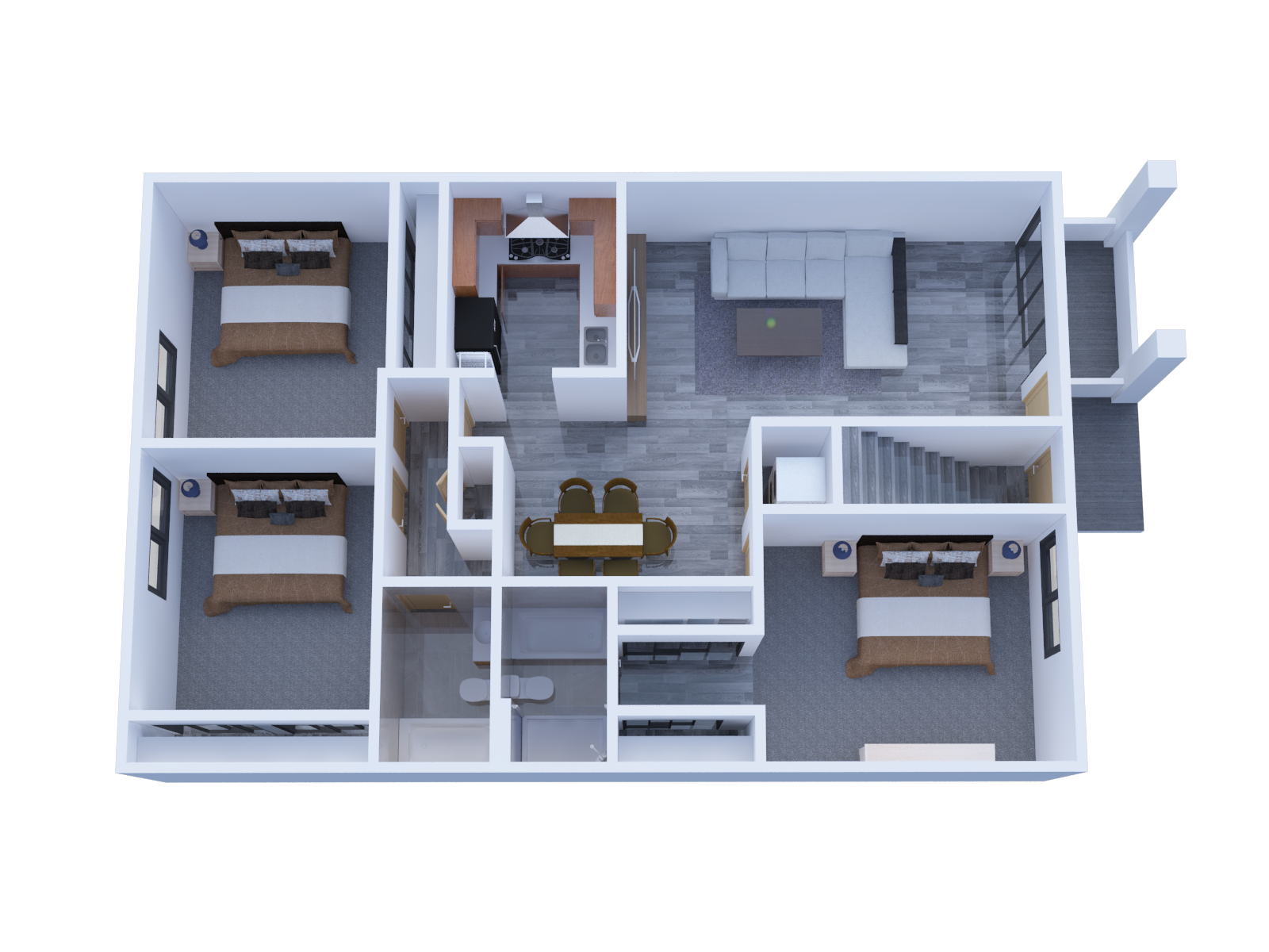 3x2-1240 floor plan
