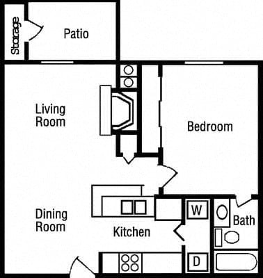 A2 floor plan