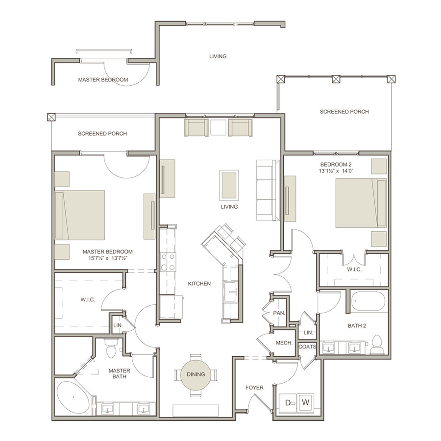 B1-E floor plan