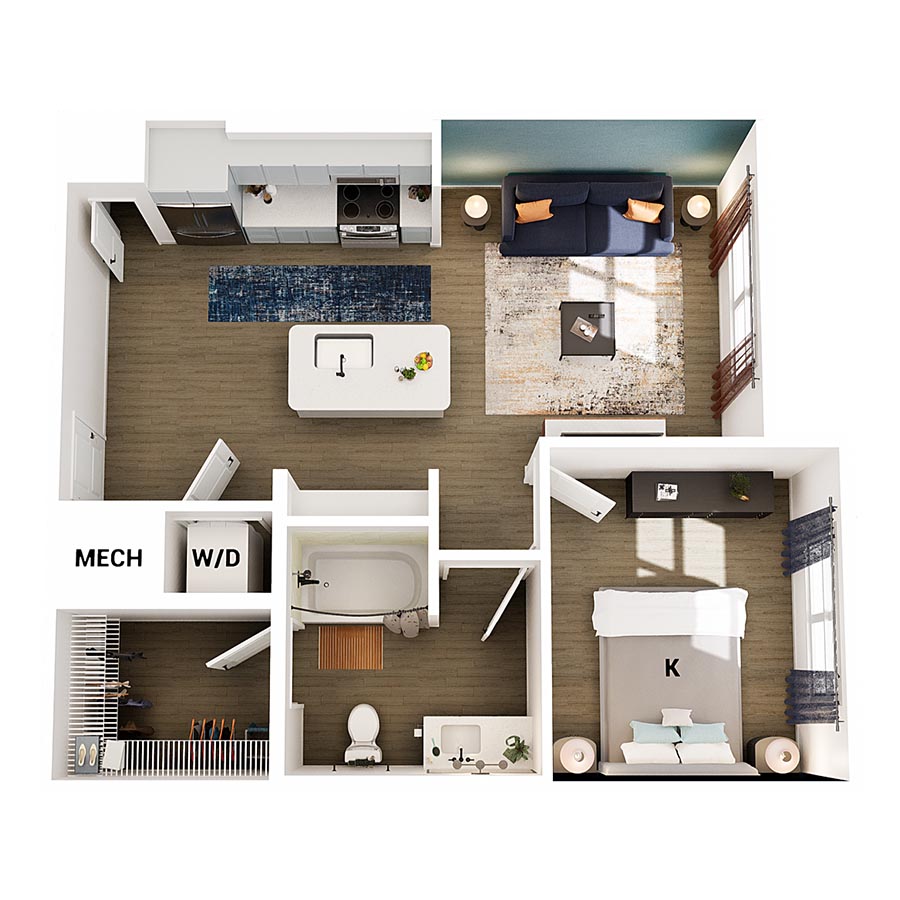 A1 floor plan