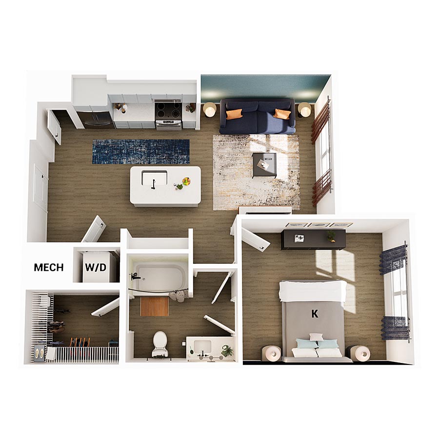 A2 floor plan