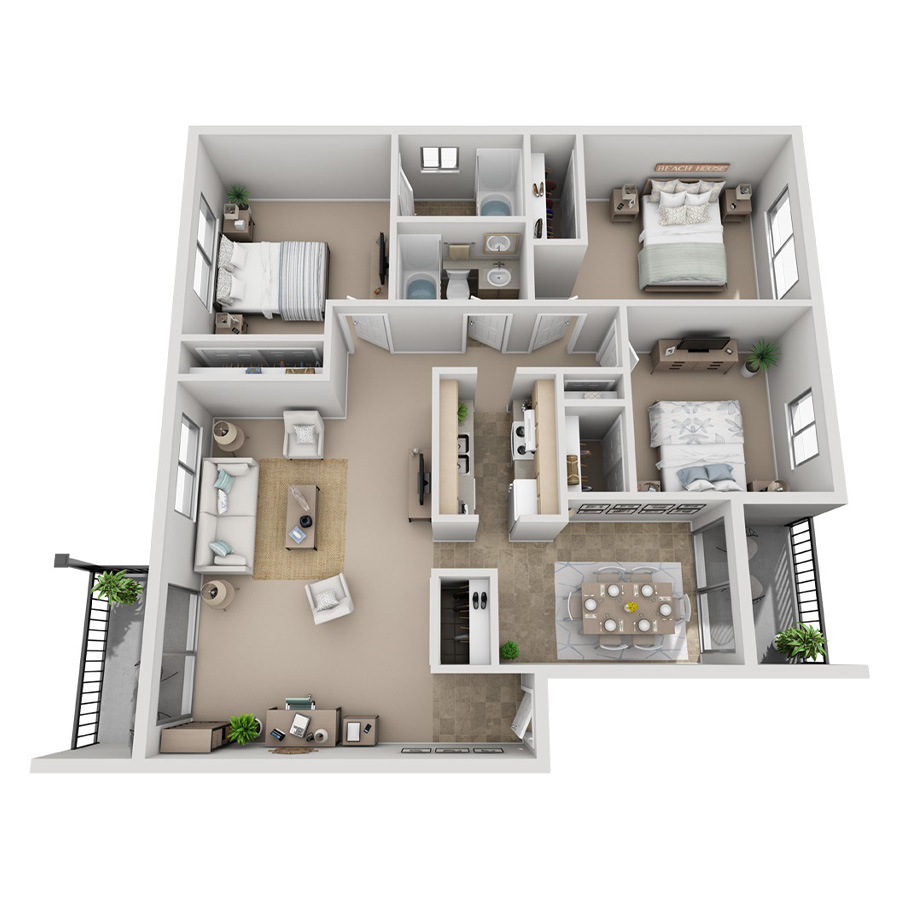 Milano floor plan