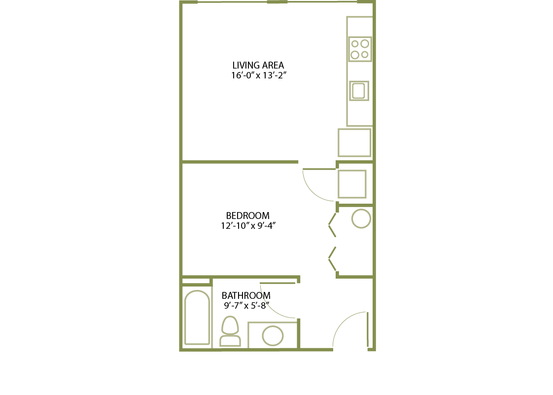 Studio-A-1 floor plan