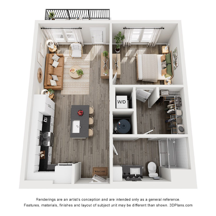 A1 floor plan