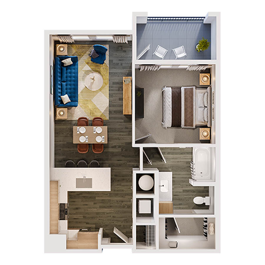 A2 floor plan
