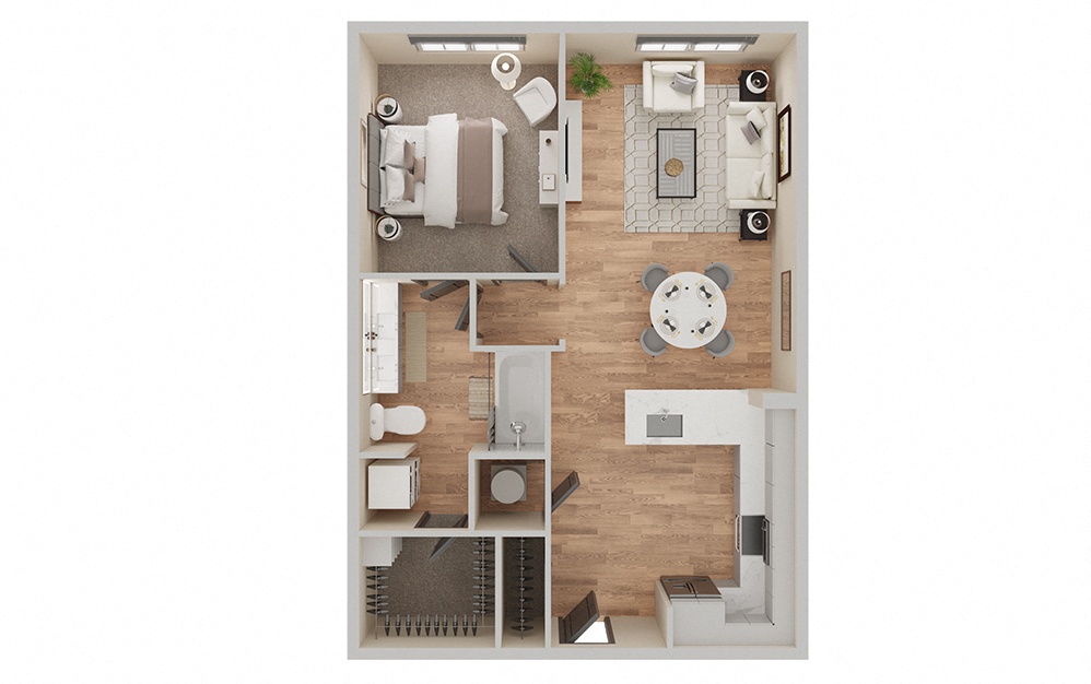 A2 floor plan