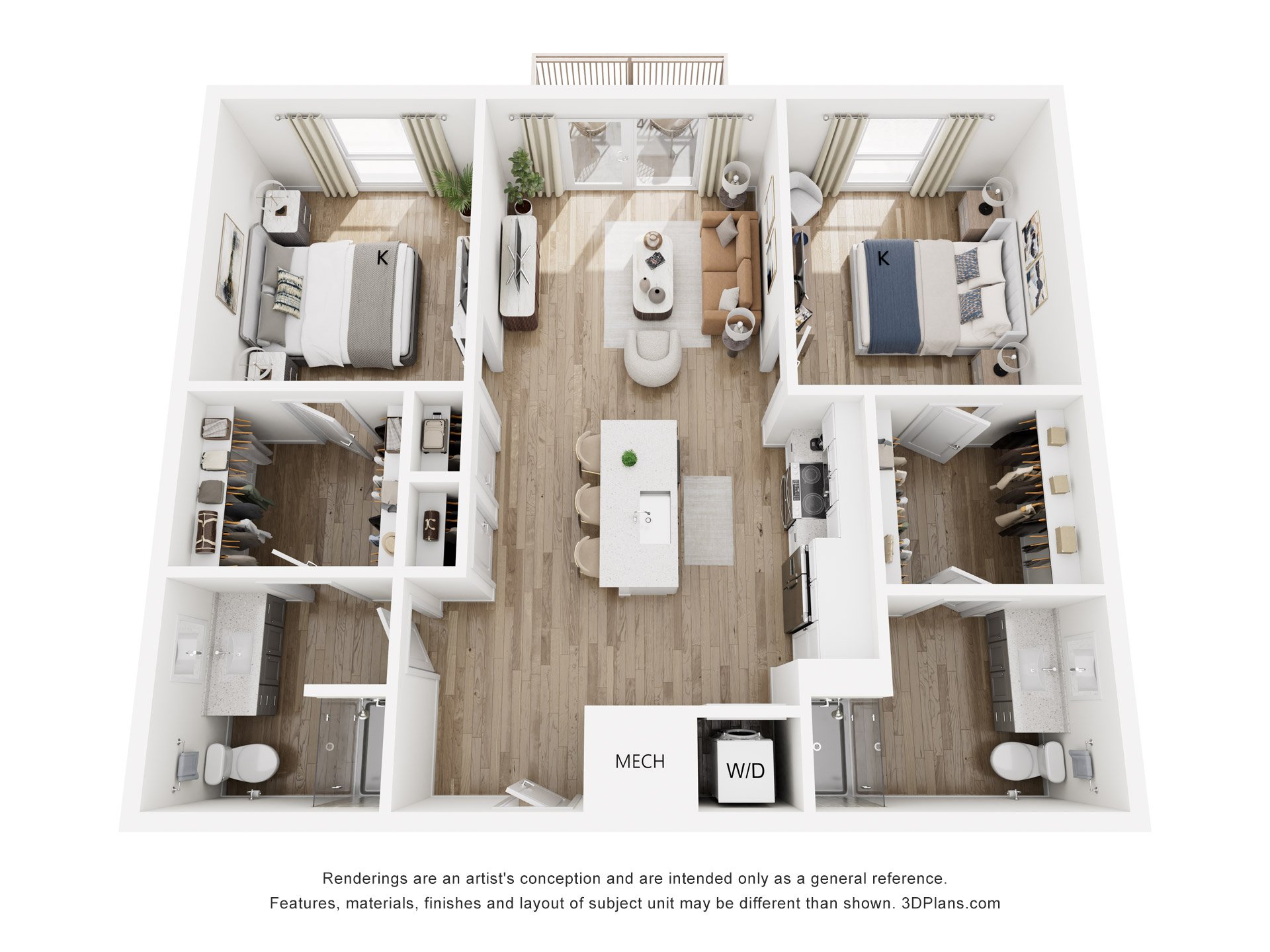 2B floor plan