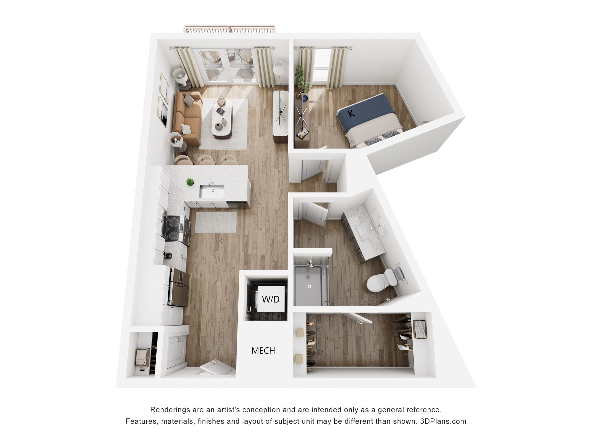 1C floor plan
