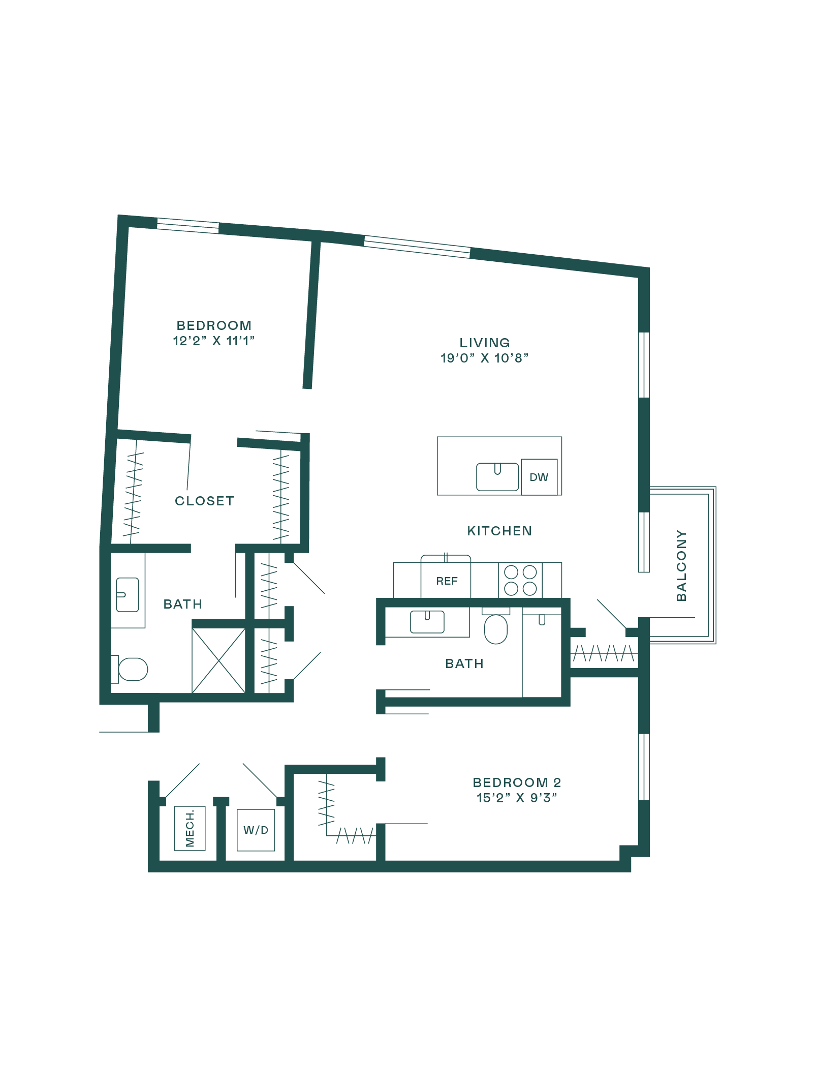 2D floor plan