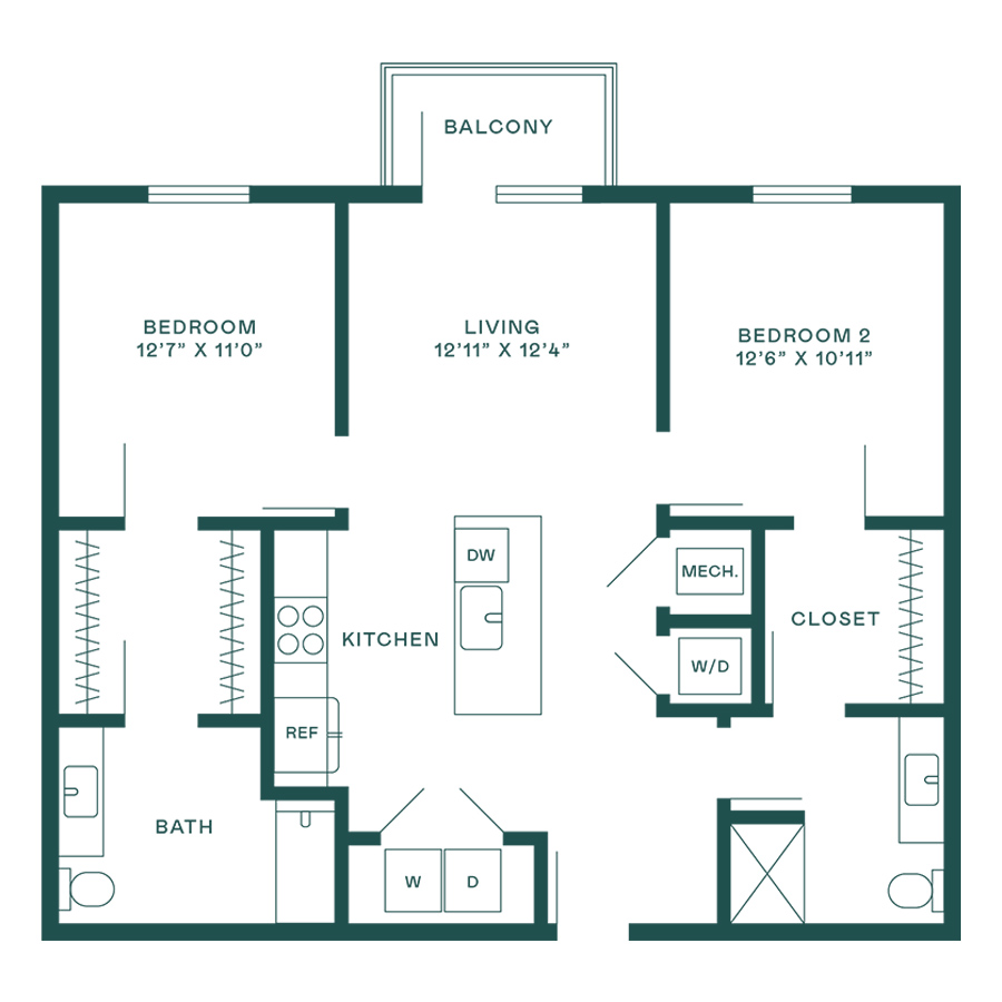 2G floor plan