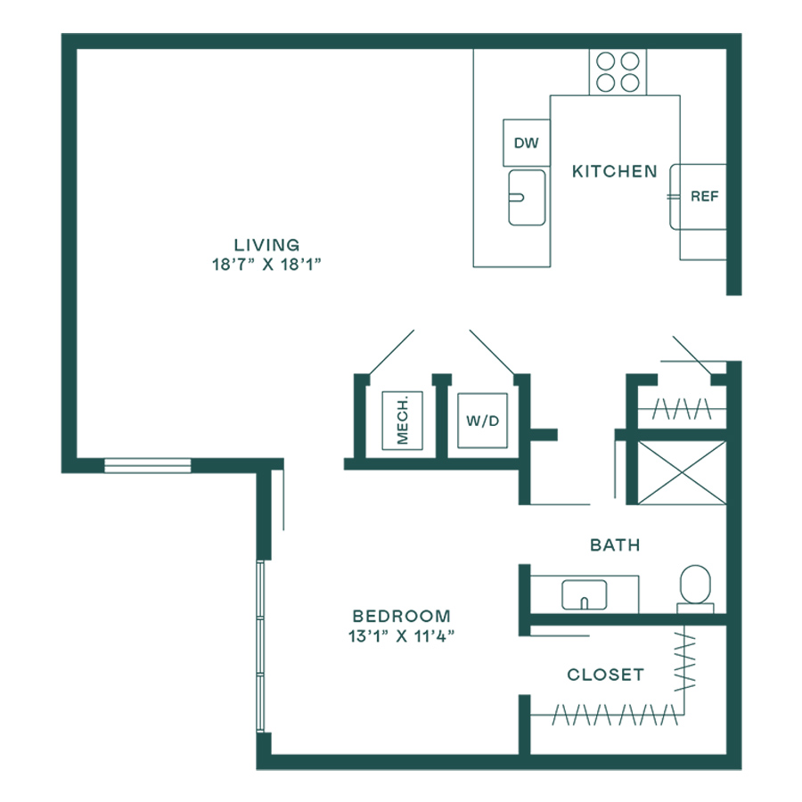 1F floor plan