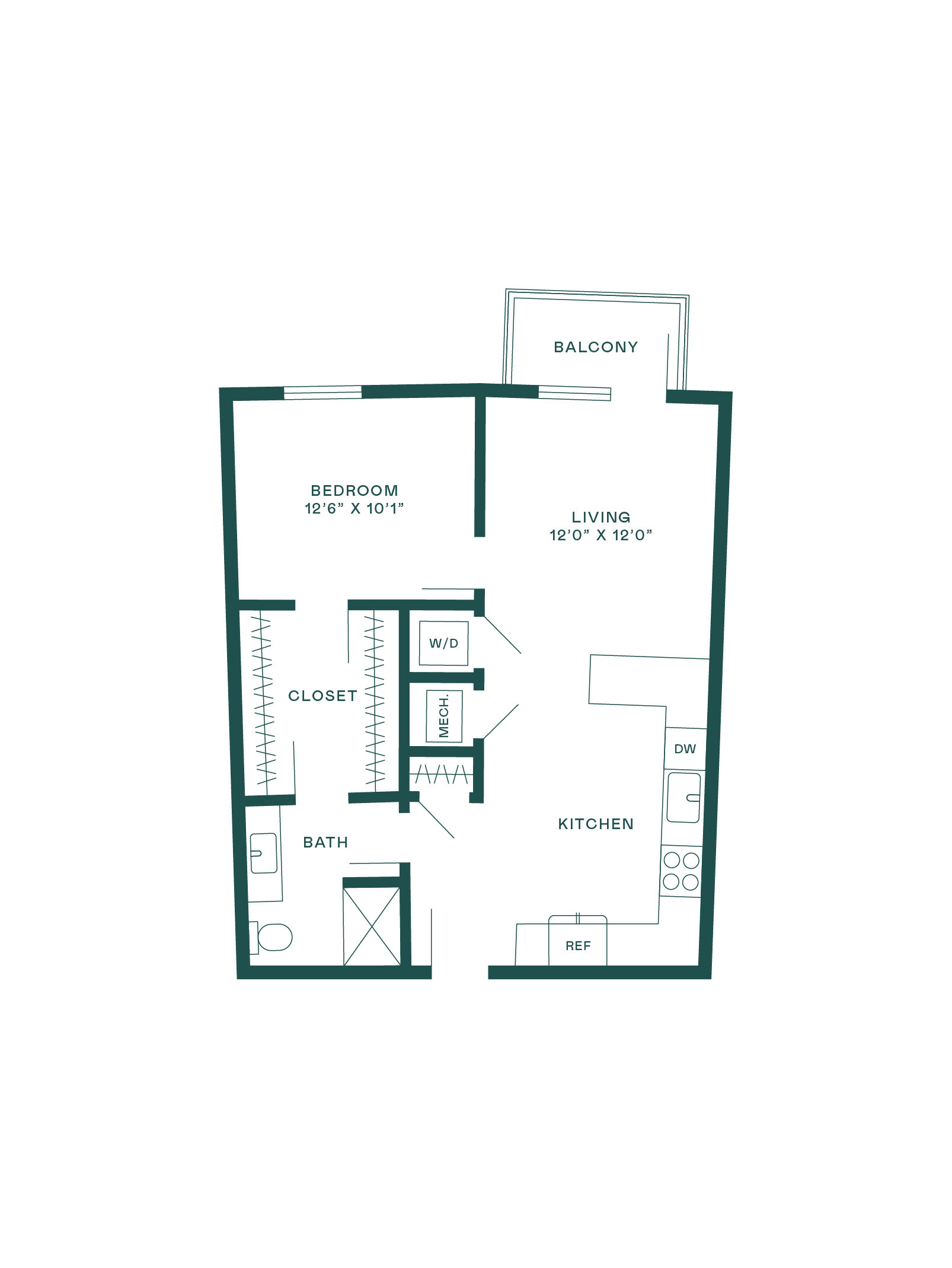1A floor plan